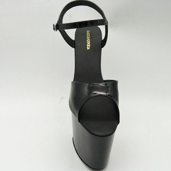 

sandals woamn 20 cm fetish high heels white black red pole dance shoes summer peep toe platform pumps 526u