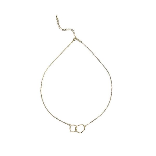 

bohemian women's necklace simple irregular cross geometric clavicle chain fashion personality versatile temperament accessories chains, Silver