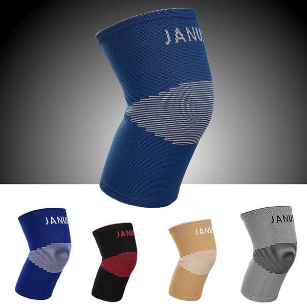 

knee support sleeve relieve pain recovery for men women, weightlifting basketball volleyball cycling elastic elbow & pads, Black;gray