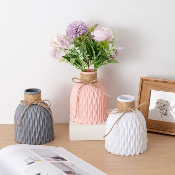 

plastic vase home decoration nordic tall living room dining table wedding vases