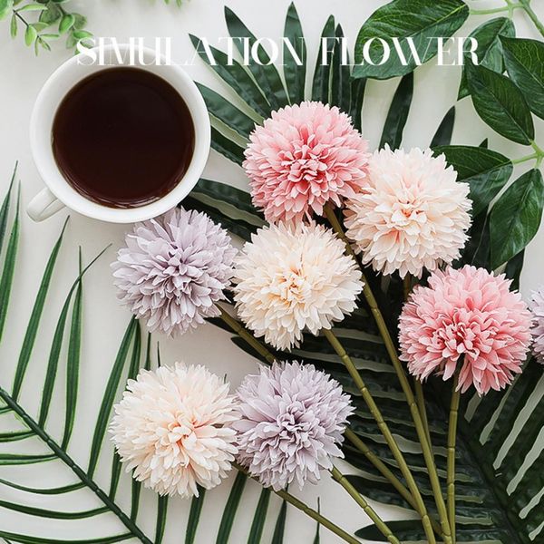 

simuation dandeion european home decoration simuation tabe tennis chrysanthemum wedding decoration simuation chrysanthemum
