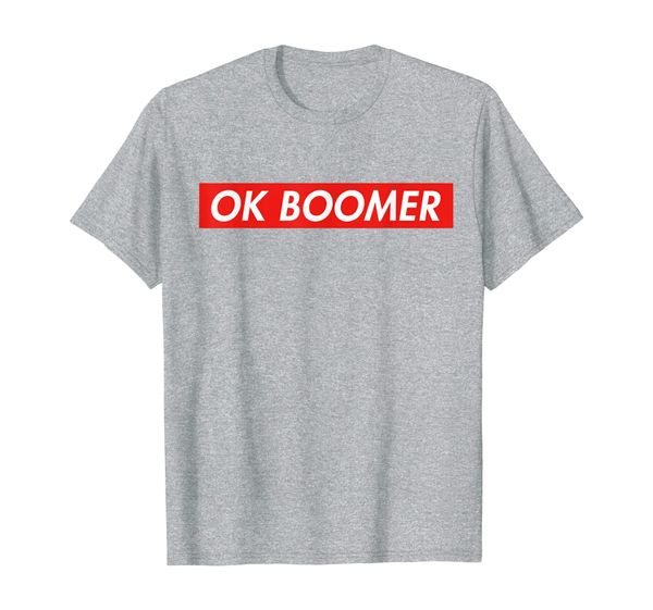 

ok boomer shirt funny millennial meme okay boomer funny t-shirt, White;black