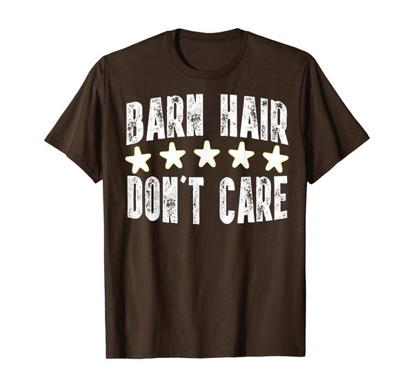

Barn Hair Don't Care T-Shirt Great Horse Riding Gift Shirt, Mainly pictures