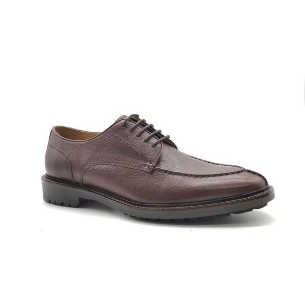 

2021 slim band block oxford shoes men's italian leather busins drs shoes, Black