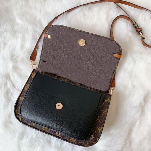 

l letter fashion women shoulder bags chain messenger bag leather handbags shell wallet purse ladies cosmetic crossbody bagss tot