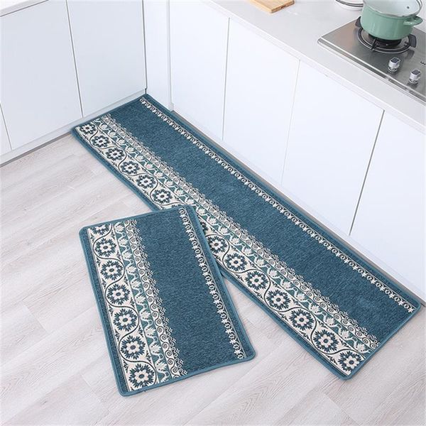 

kitchen carpet long strip non-slip super absorbent fiber soft comfortable bath mat ethnic style shower room toilet door rugs carpets