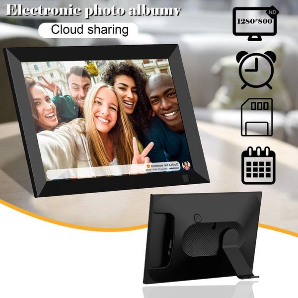 

10in digital po frame lcd electronic picture player wifi control frames po