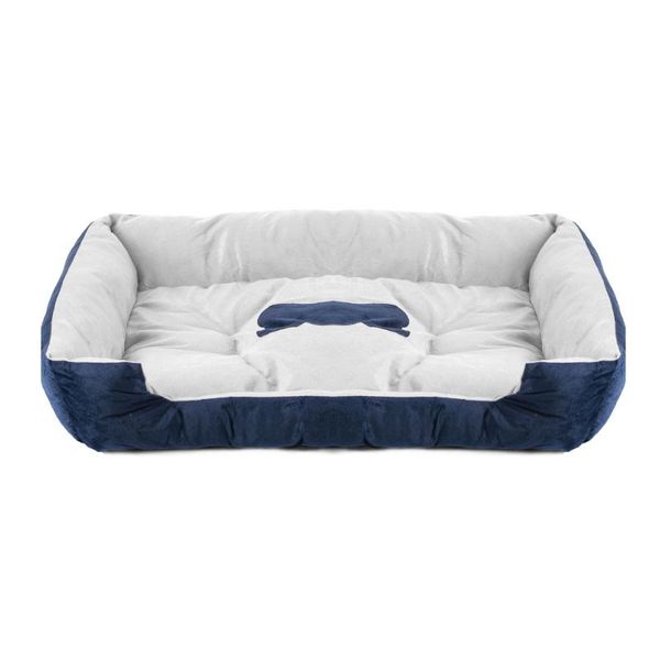 

kennels & pens removable washable coverdog bed memory foam luxury large thick pet mat for 36in 42in dog cage house floor ,size m-xl