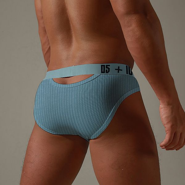 

men underwear cotton briefs jockstrap hollow underpants breathable u pouch cueca bikini high quality, Black;white