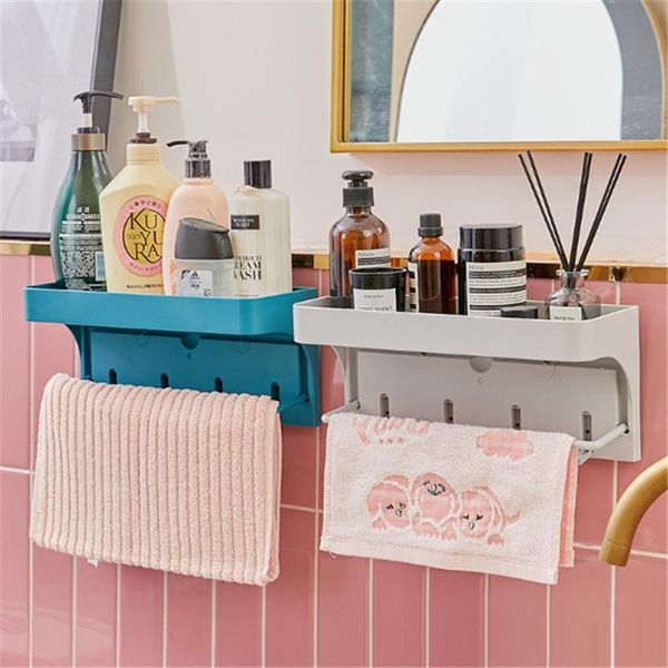 

toilet shelf bathroom wall mounted type hole 2021 washstand supplies comprehensive storage rack hooks & rails