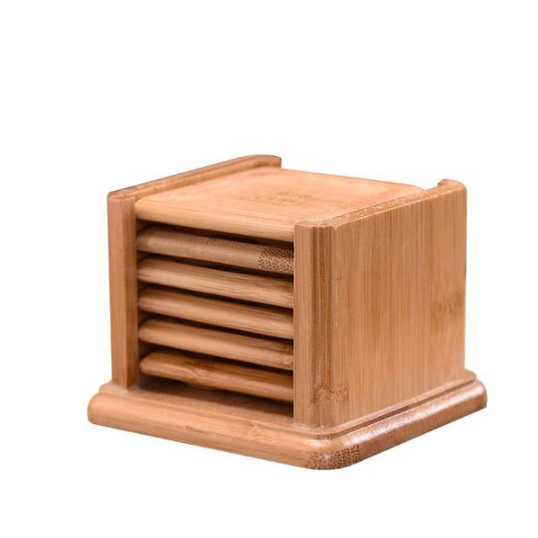 

table runner bamboo set mats with holder home decor heat insulation tea accessories for cold drinks plate kitchen tool office antiqu