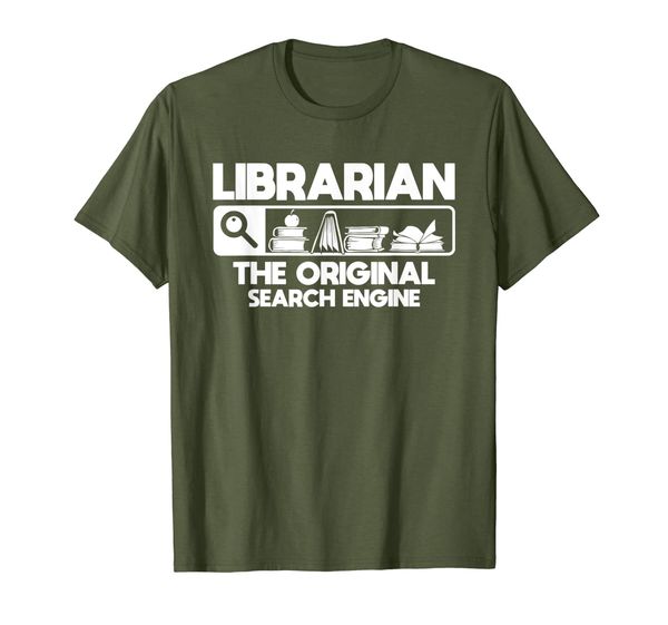 

Reading Original Search Engine Librarian T-Shirt, Mainly pictures