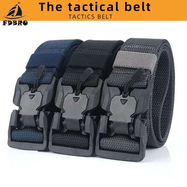 

man outdoor hunting sports training accessories buckle belt adjustable nylon waist support, Black;gray