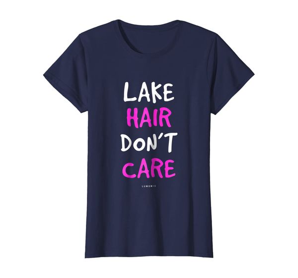 

Lake hair dont care shirt for girls and women, Mainly pictures