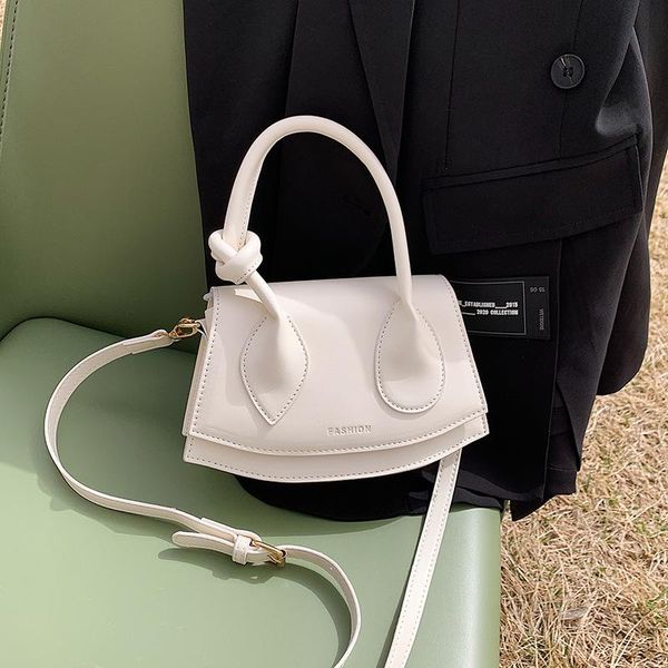 

cross body retro texture simple casual handbag female bag 2021spring and summer korean fashion ladies one shoulder messenger saddle
