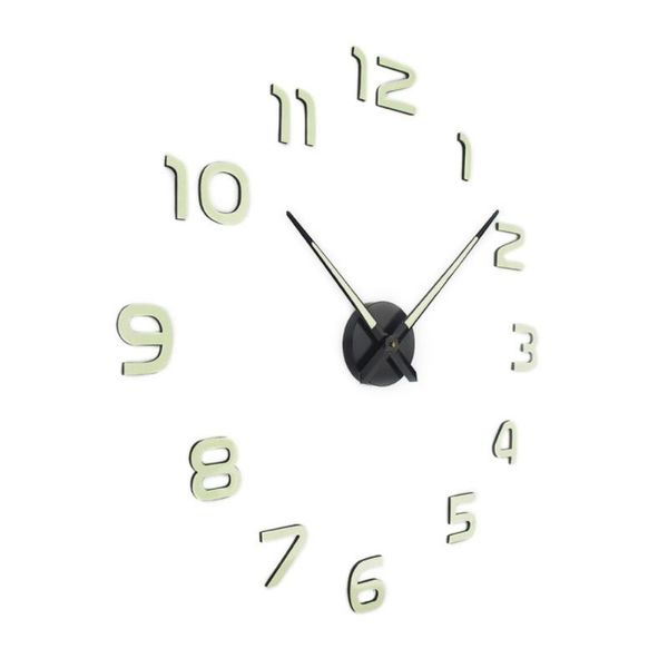 

wall clocks comfortable home pet supplies (a set) acrylic living room decoration durable luminous clock and comfort