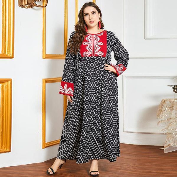 

ramadan eid abaya dubai arabic muslim dress turkey islam clothing dresses abayas for women vestido de mujer robe longue kaftan ethnic, Red