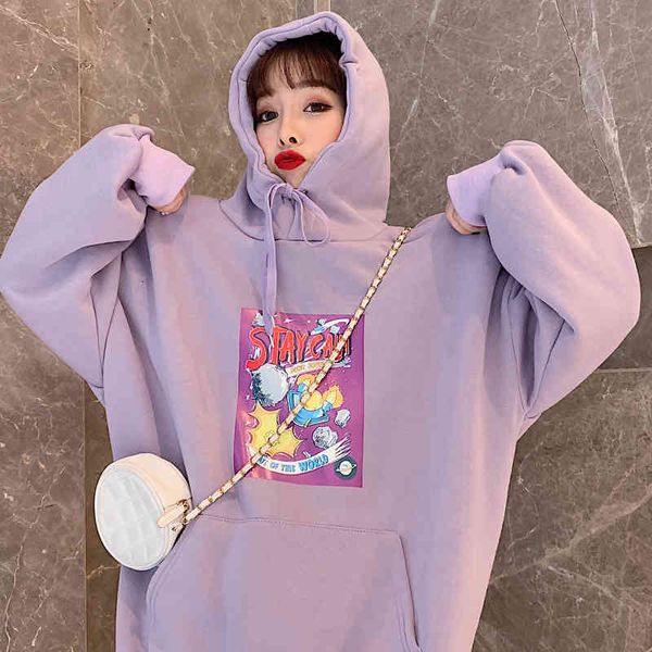 

women's jackets winter sweatshirt with hoodie plus women's wool sweater thick, loose handprint ffsl, Black;brown