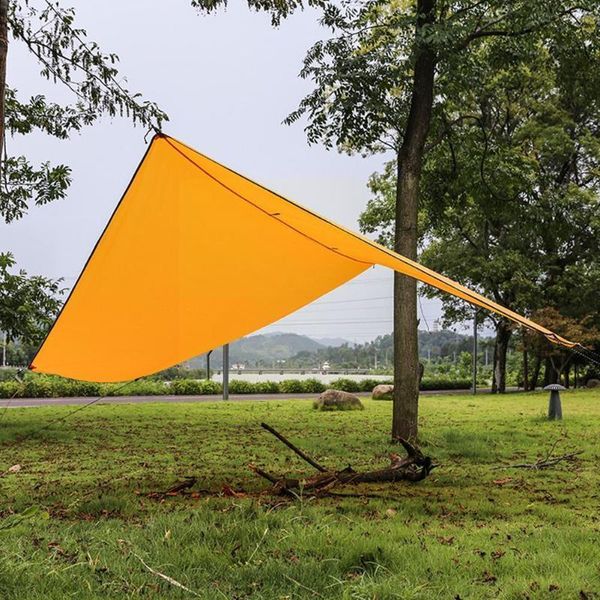 

tents and shelters outdoor ultra-light shade canopy hexagon garden pergola camping awning tarp tent shelter for tourism picnic trip l3r6