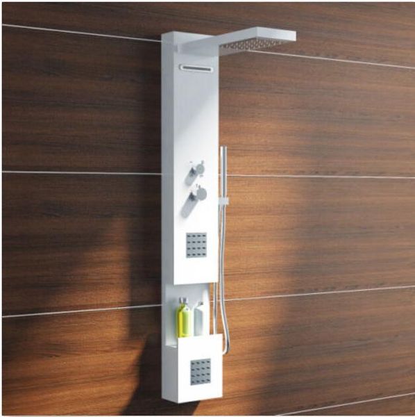

solid surface stone shower panel artificial multifunction wall mounted column man-made bar xrs0031 bathroom sets