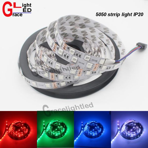 

strips 5m led strip light 12v smd rgb ip20 non-waterproof 300 leds flexible tape