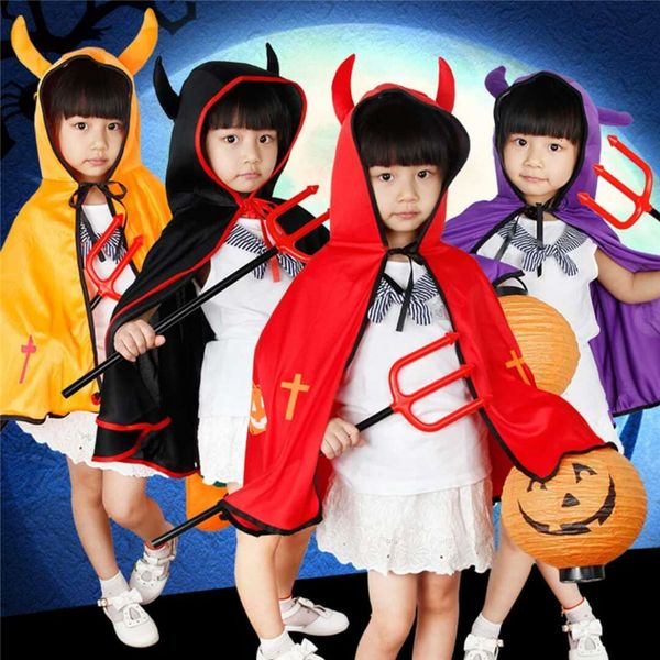 

cartoon clothing costumes and props children's performance devil's cape, Blue