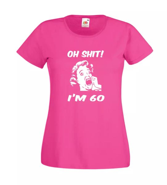 

im 60 womans xmas gift idea mens women t shirts multi-color s-2xl, White;black
