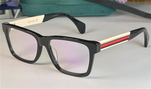 

new fashion design optical eyewear 0464 square frame simple popular style classic versatile transparent glasses quality, Black
