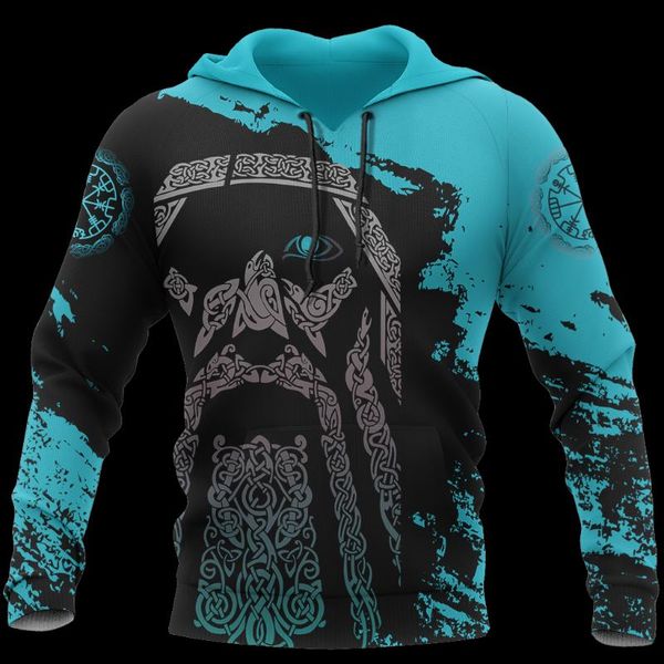 

men's hoodies & sweatshirts cosmos viking warrior tattoo fashion tracksuit casual 3d print zipper/hoodie/sweatshirt/jacket/men's w, Black