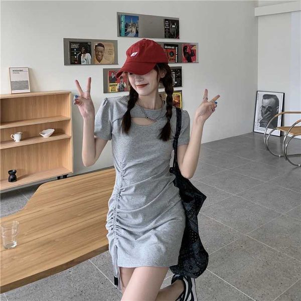 

grey 2021 skirt temperament commuter solid high waisted shirt, Black