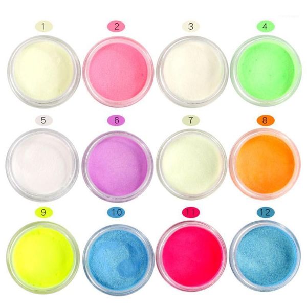 

2g nail powder fluorescent mirror effect luminous glitters manicure pigment shiny candy dust uv gel polish decoration1, Silver;gold