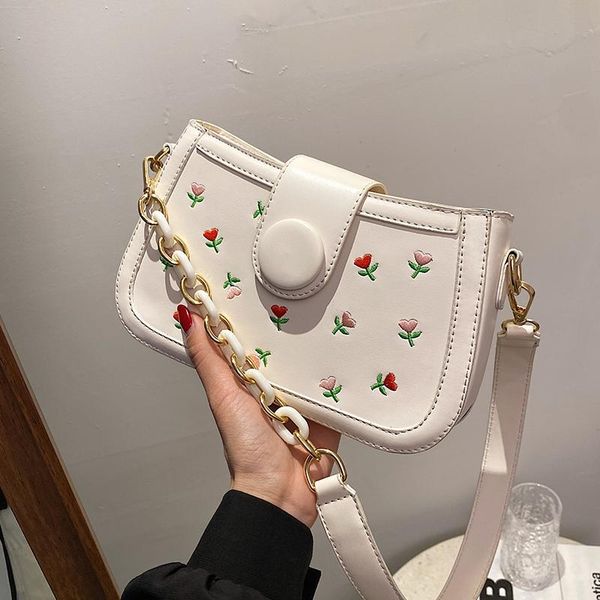 

evening bags for designer design underarm shoulder bag women 2021 crossbody simple trendy luxury summer embroidery handbags female