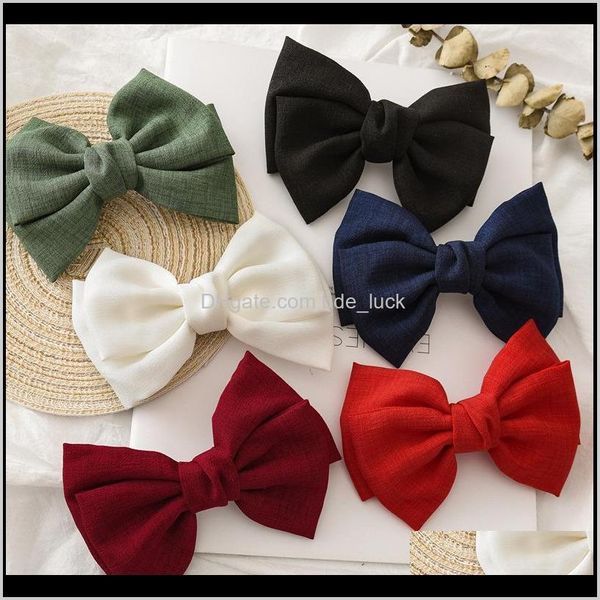 Baby, MutterschaftBig mit Kindern Frauen Mädchen Elegante Fliege Pins Vintage Schwarz Weinrot Haarspange Prom Accessoires Drop Lieferung 2021 Zyyr6