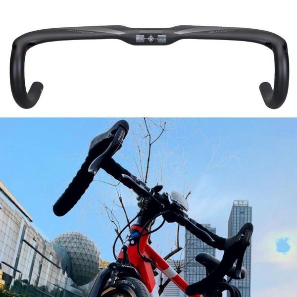 

bike handlebars &components ultralight bent handle bar integrated high hardness handlebar hard texture carbon fiber bicycle part