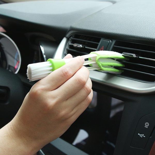 

car sponge cleaning brush accessories air conditioner outlet interior 1pcs