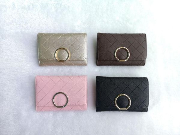 

6-10680421 diamond pattern short european and american metal style women's wallet wallets, Red;black