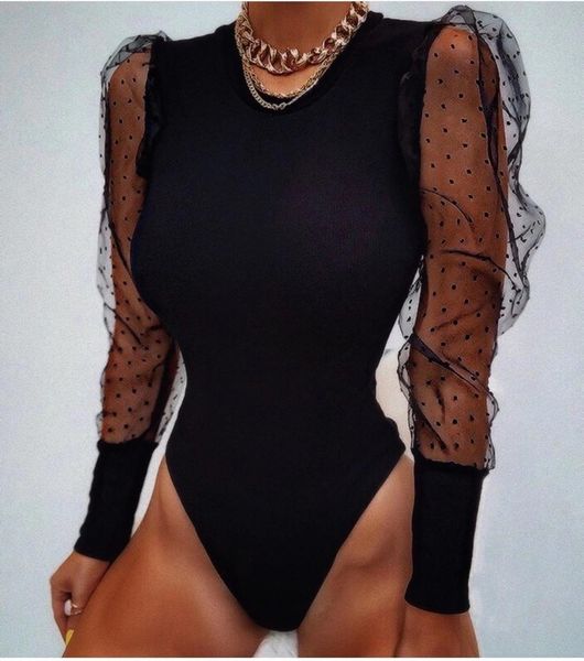 

female autumn collar me black bandage fashion bodysuit club dress, Black;gray