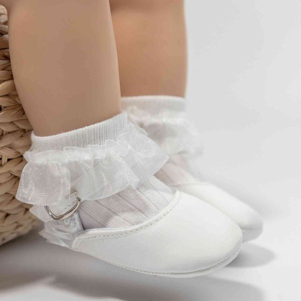 

walkers sneakers 2021 flower princess shoes rubber soled walking baby