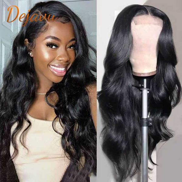 

lace wigs front body wave wig pre plucked with baby hair brazilian frontal natural black color virgin human, Black;brown