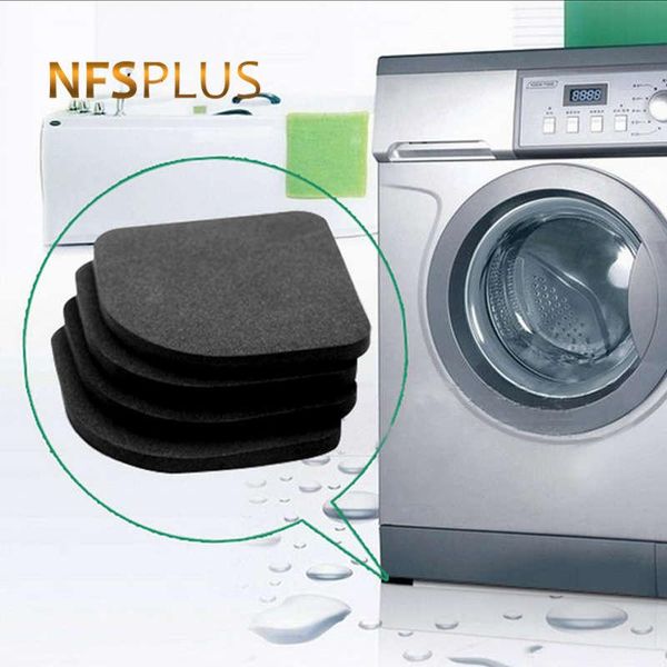 

carpets 4pcs/set eva protective pads for washing machine anti vibration shockproof pad anti-slip floor mat chair table furniture leg