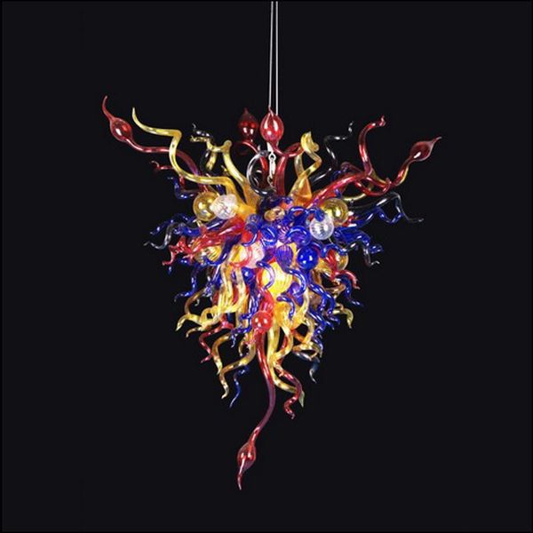 

blown glass chandelier modern crystal led ac mouth with 110v-240v bulbs chandeliers