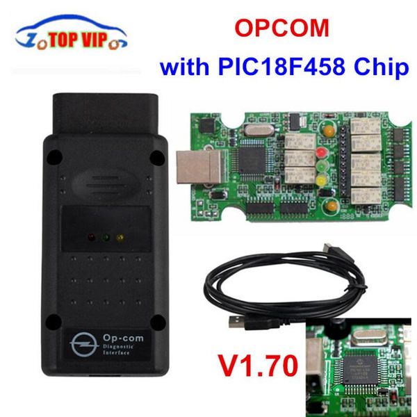 

code readers & scan tools op com v1.70 v1.99 with pic18f458 ftdi op-com obd2 auto diagnostic tool for opcom can bus v1.7 be flash update