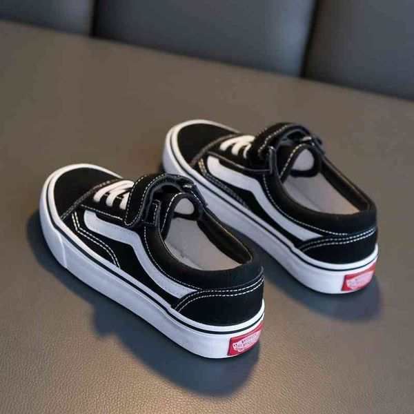 

vansbar children's canvas girl's net red boy's board shoes, Black;red