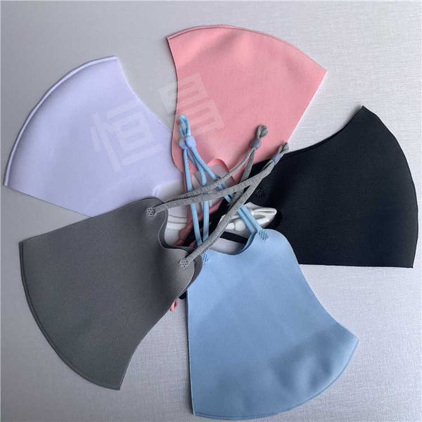 

mask summer blue fashion korean ear printing four seasons ice silk cotton