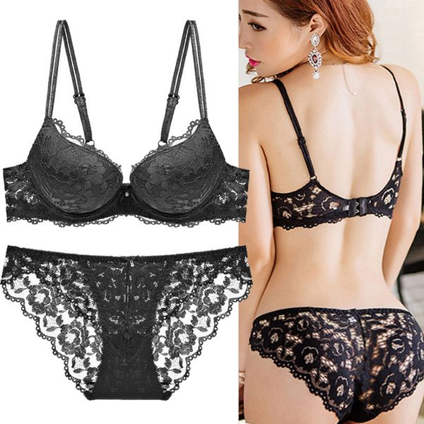 

59% off factory outlet store 23# bra suit lace thin and thick bottom, Red;black