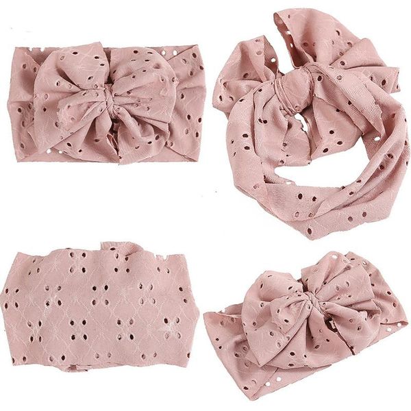 

hair accessories 1pcs baby girls headband kids infant headwear for child nylon flower pography props gifts, Slivery;white