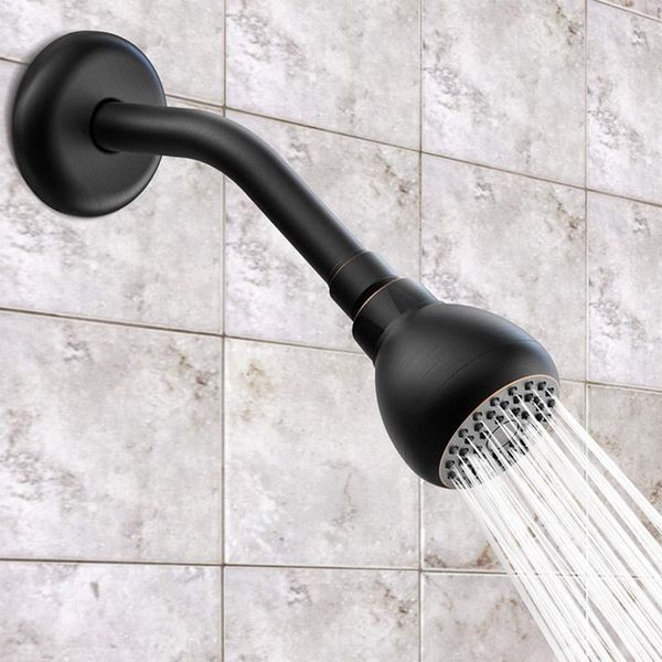 

bath accessory set high pressure shower head 3 inch anti-leak showerhead with adjustable swivel ball joint s7