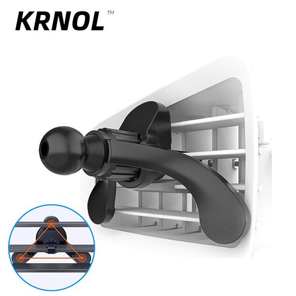 

cell phone mounts & holders upgrade car air vent clip 13mm 15mm 17mm ball head for round outlets magnetic holder mount gravity stand support
