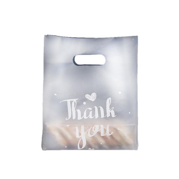 

gift wrap thank you plastic bags shopping with handle christmas wedding party favor bag candy cake wrapping