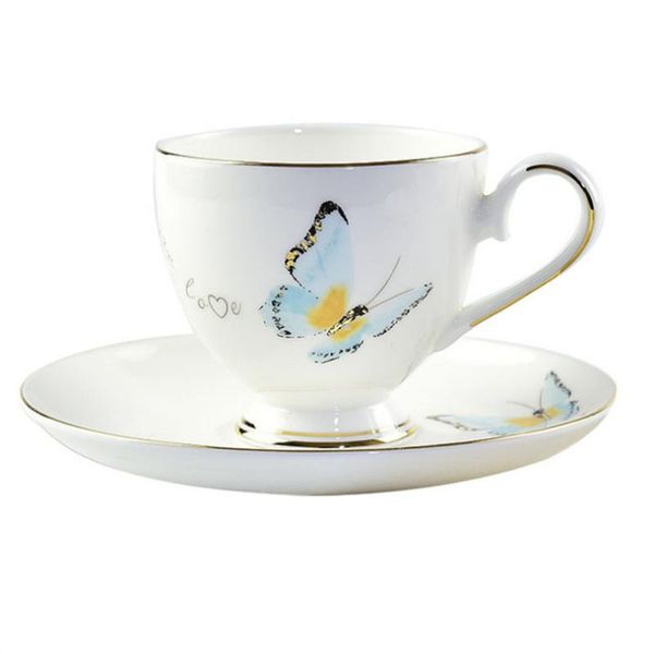 

cups & saucers cute reusable coffee porcelain 230ml chinese style white aesthetic latte tazzine caffe home ornament oc50cc